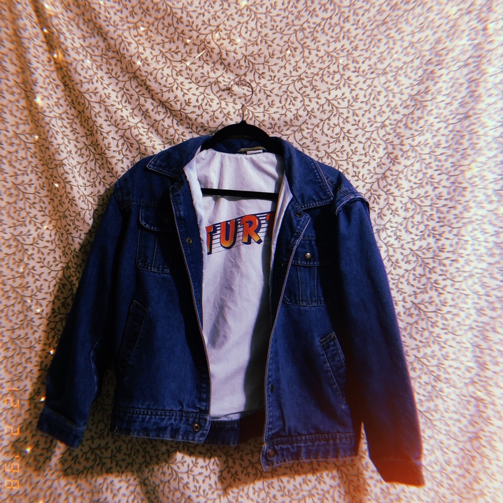 London Fog jean jacket